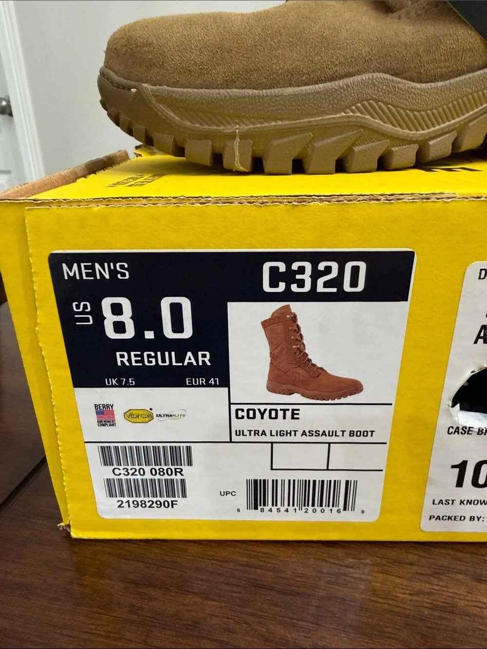Belleville C320 Coyote Tactical Boots - Men's 8.0